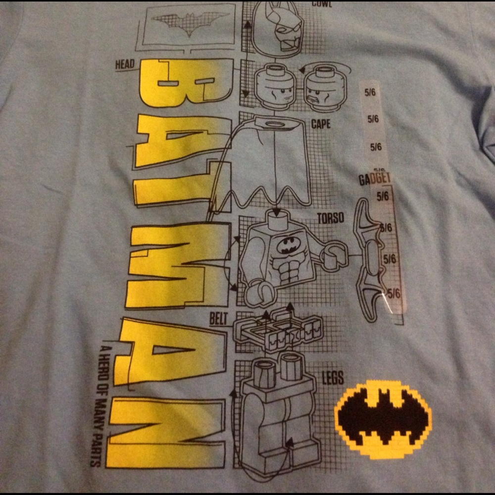 BNWT Batman Lego size 5/6 Boy's T shirt