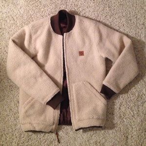 Obey Mens Sherpa bomber jacket