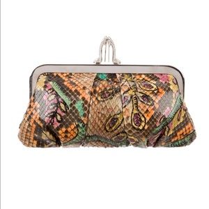 Collectors' Item CHRISTIAN LOUBOUTIN Python Clutch