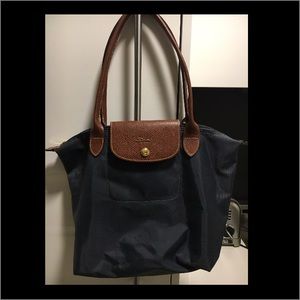 NEW LONCHAMP SMALL GREY BAG