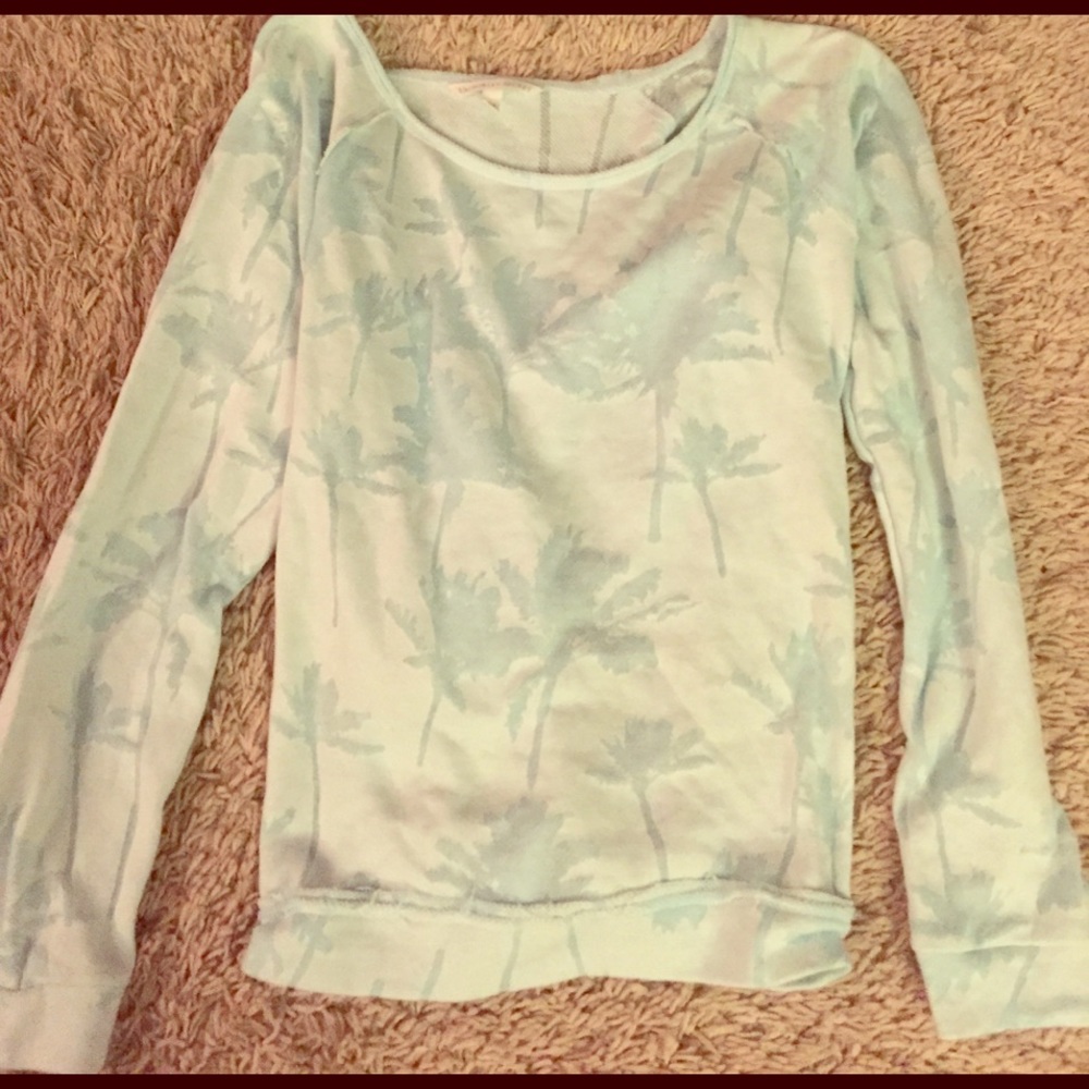 Victorias Secret Palm Tree Crew Neck