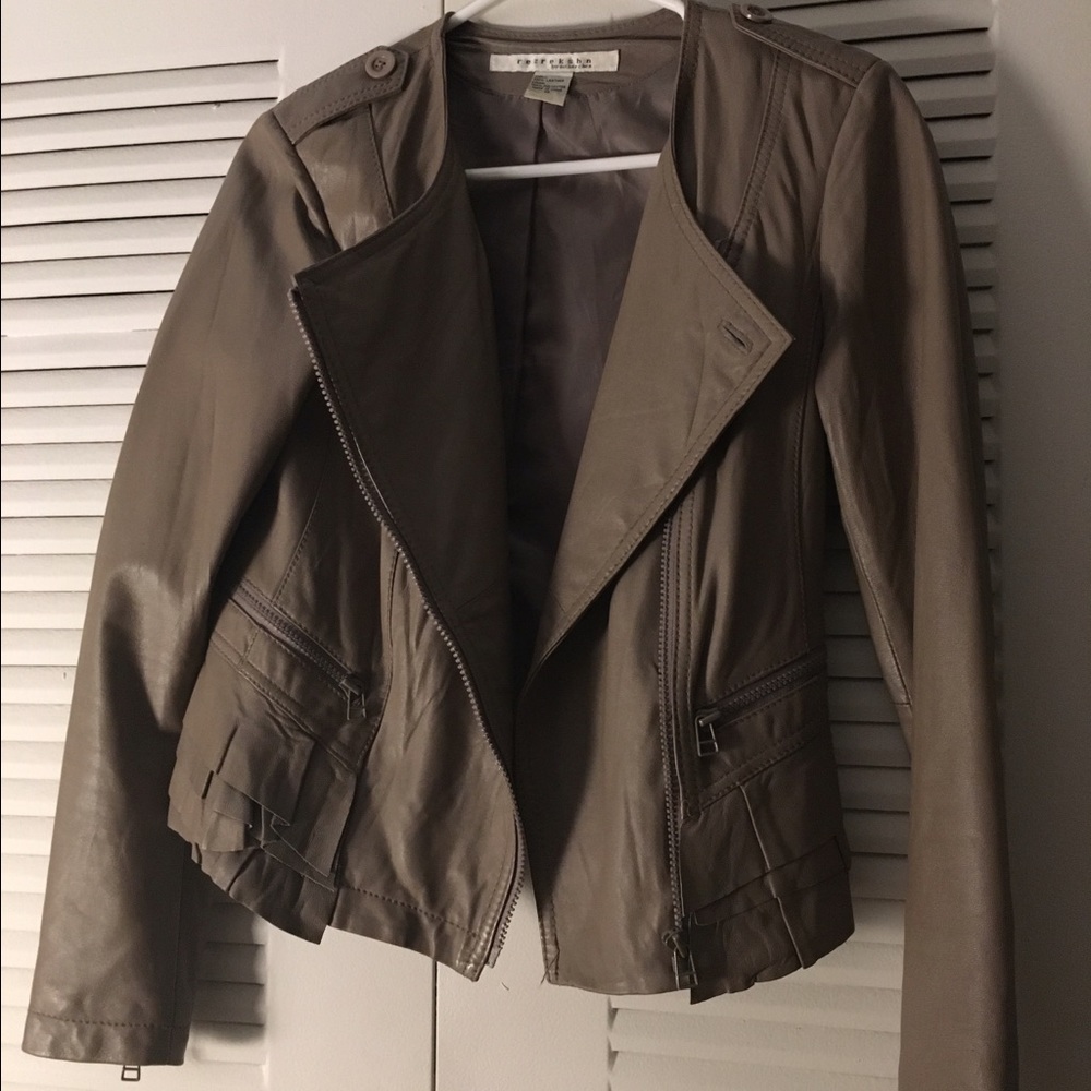 Leather jacket
