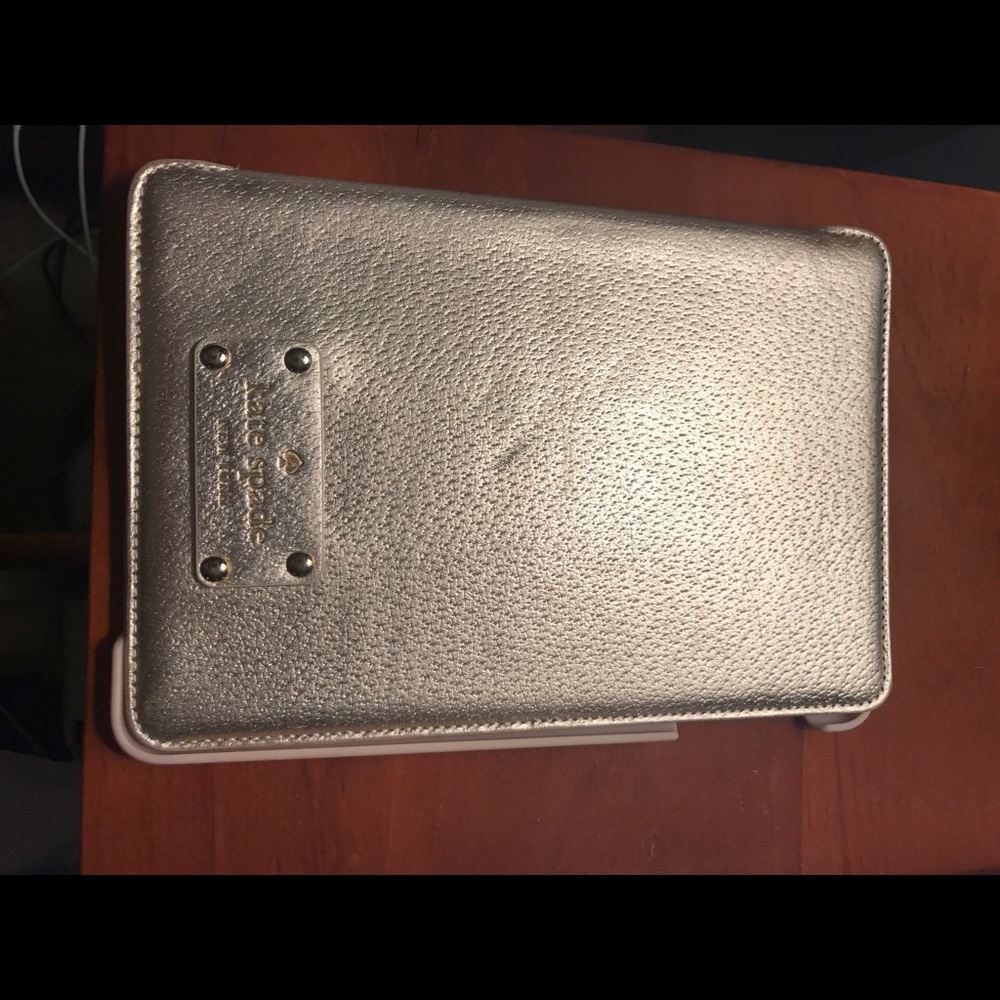 Kate Spade rose gold iPad mini case