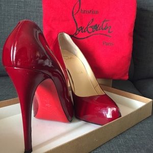 Authentic, only worn 2x Christian Louboutins