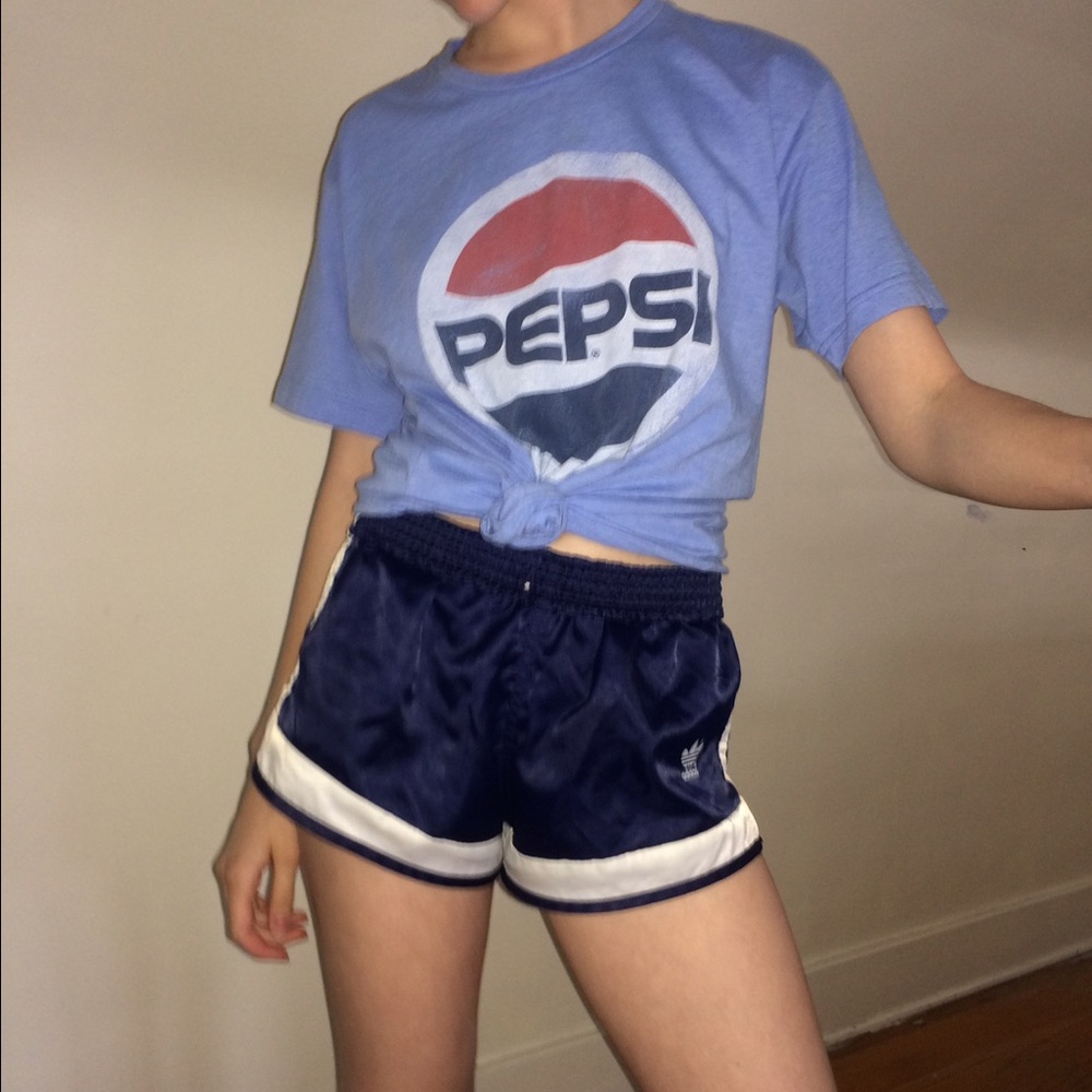 Pepsi blue shirt