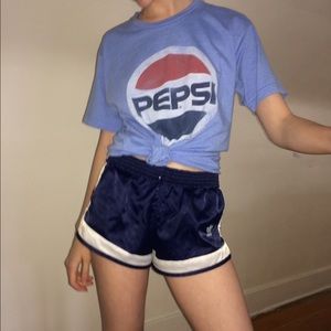 Pepsi blue shirt