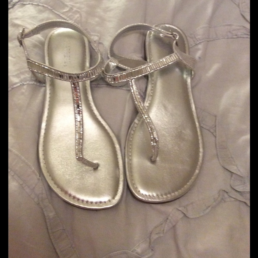 Silver Sparkle sandals