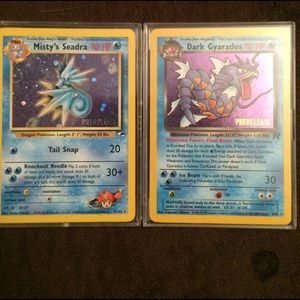 Rare Pokémon prerelease cards