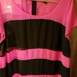 Torrid Color Block Button Top NWOT size 1X