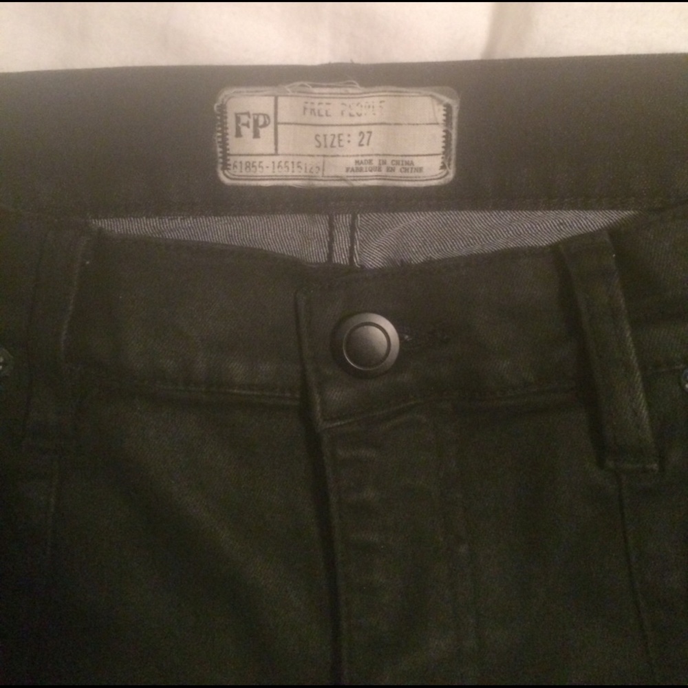 FREE PEOPLE Black Jeans NWOT