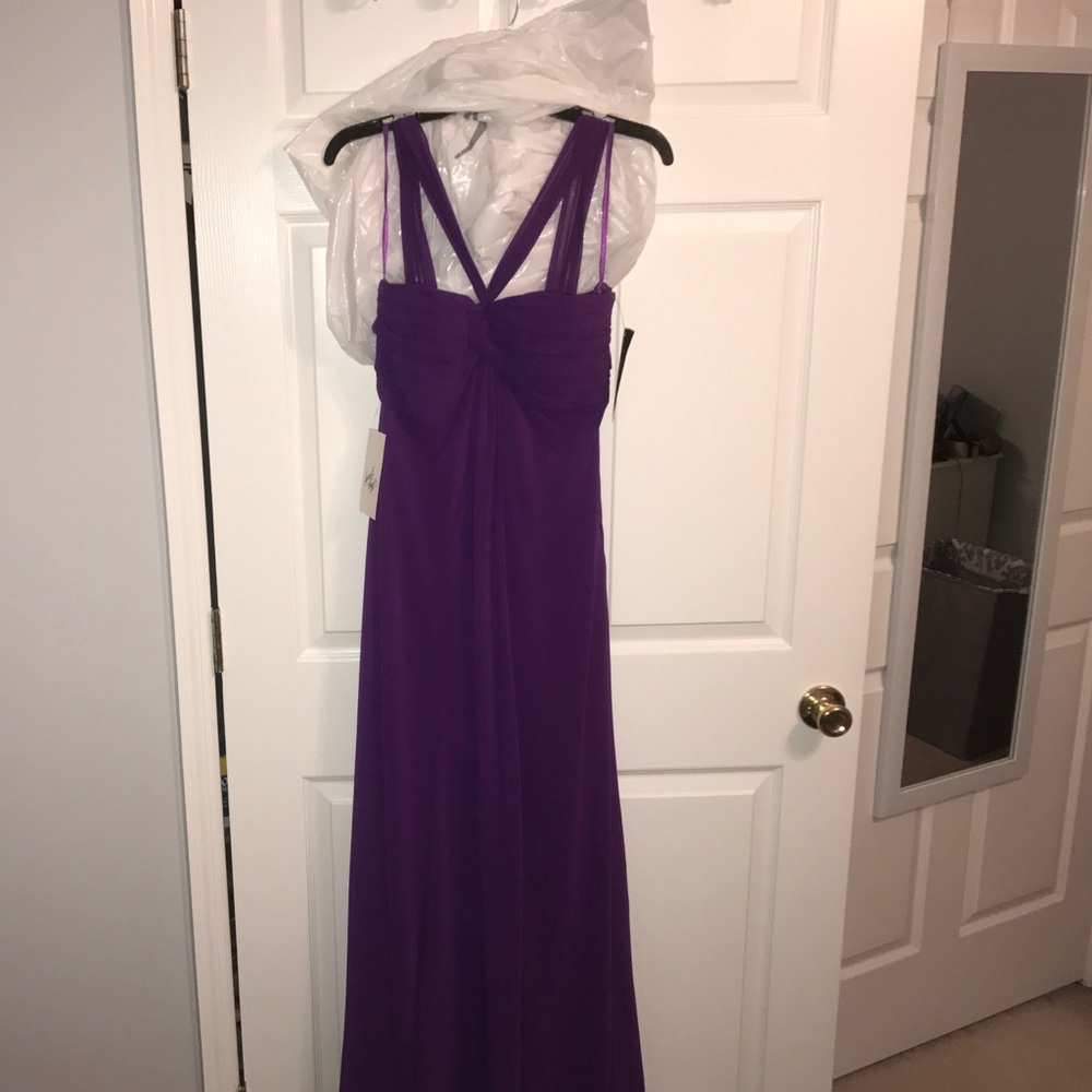 Long purple Lauren by Ralph Lauren dress