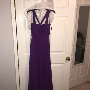 Long purple Lauren by Ralph Lauren dress