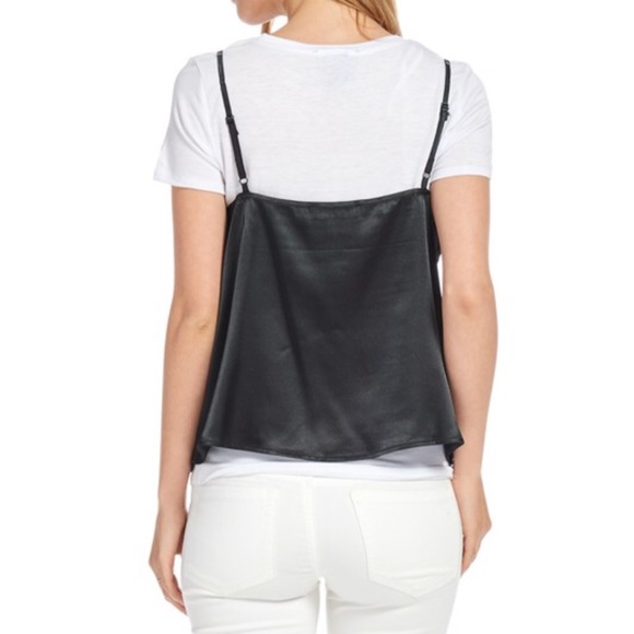 | new | lace satin top - Picture 3 of 4