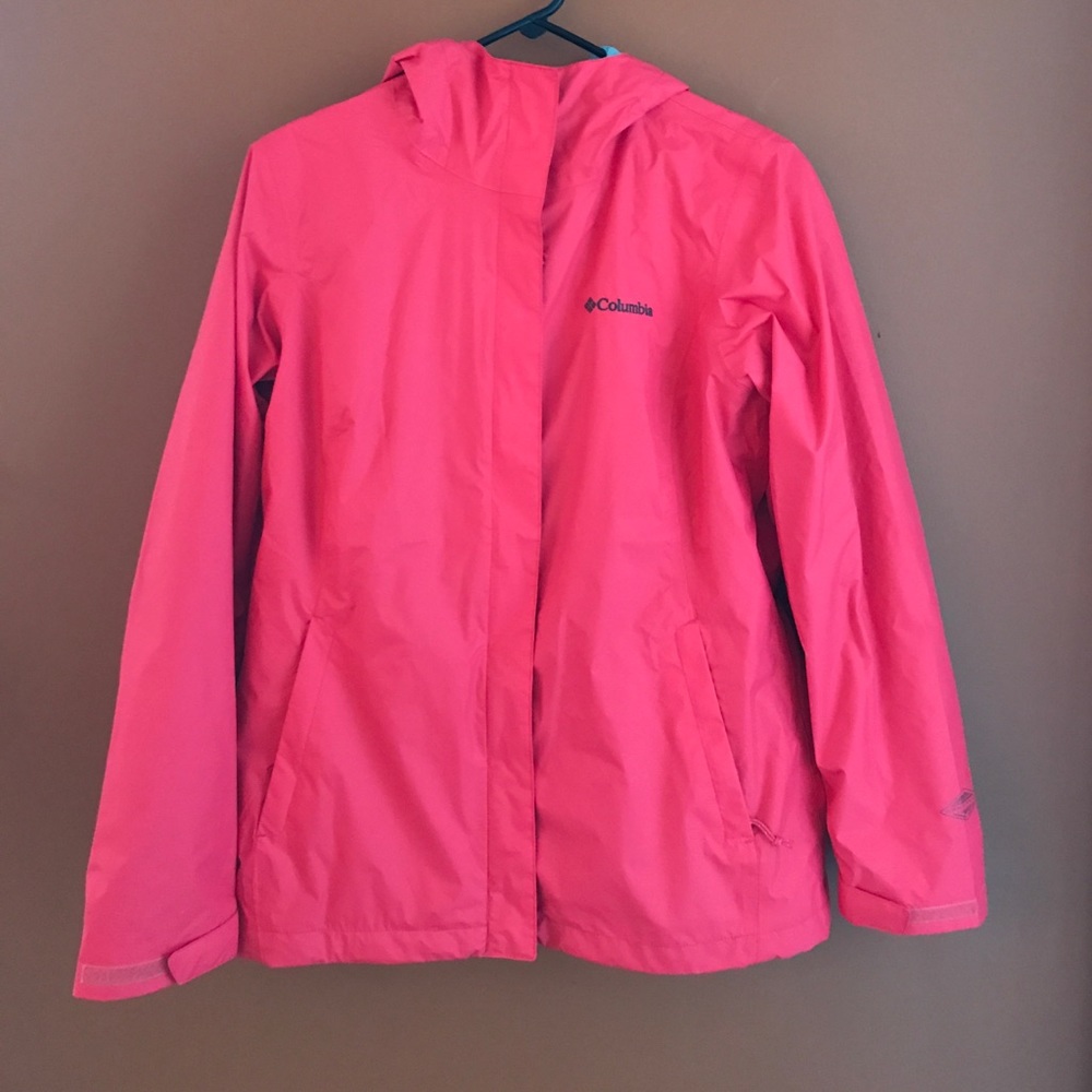 Coral Columbia Rain jacket