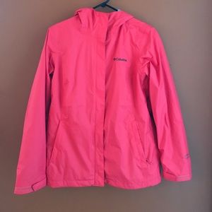 Coral Columbia Rain jacket