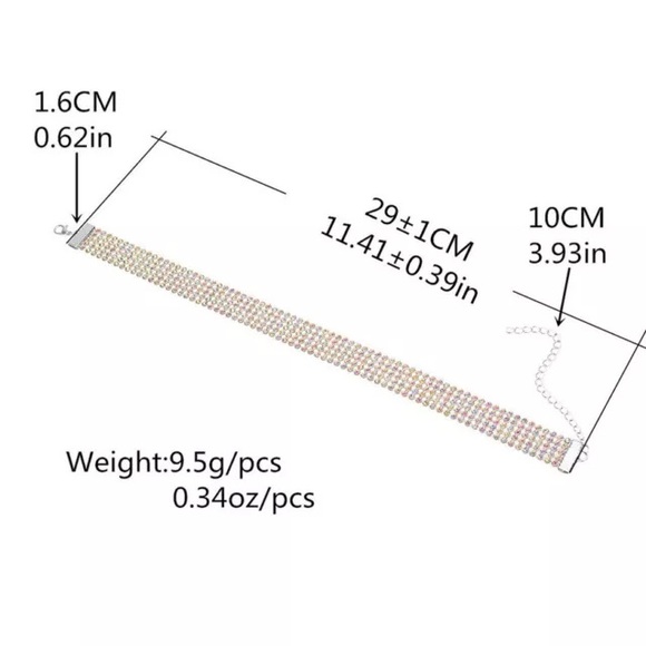 Star Studded Bling Choker - Picture 3 of 4