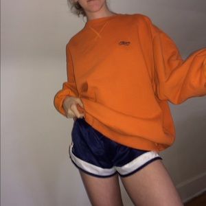 Orange Reebok sweater