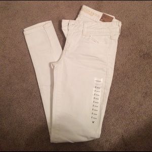 American eagle outfitters white jeggings