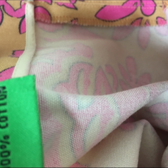 Tibi orange and tan floral a line skirt - Picture 4 of 6