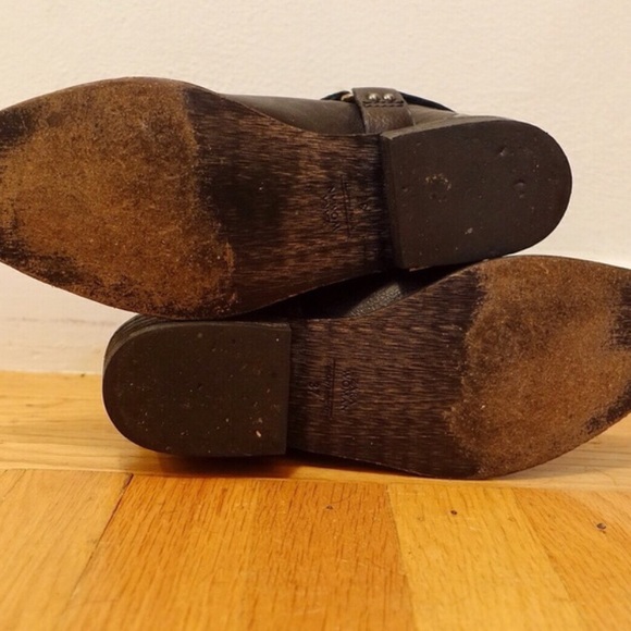 SOLD🌹RARE Zara Black Western Leather Boots - Picture 4 of 5