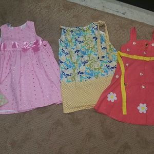 Size 4 Girls summer dress-skirt lot bundle