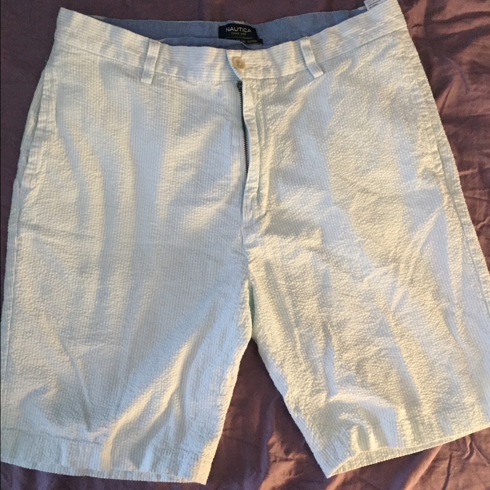 Nautical Men's Seersucker Shorts