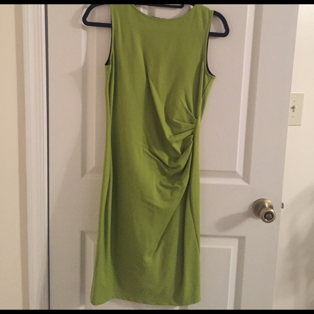 NWOT Kenneth Cole Lime Green Sheath Dress Size 2
