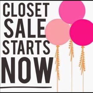 Spring Cleaning Closet Sale!