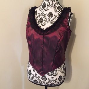 Reproduction Wild West Vintage Saloon Girl Top