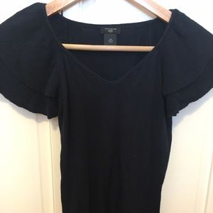 Ann Taylor navy blue sweater top