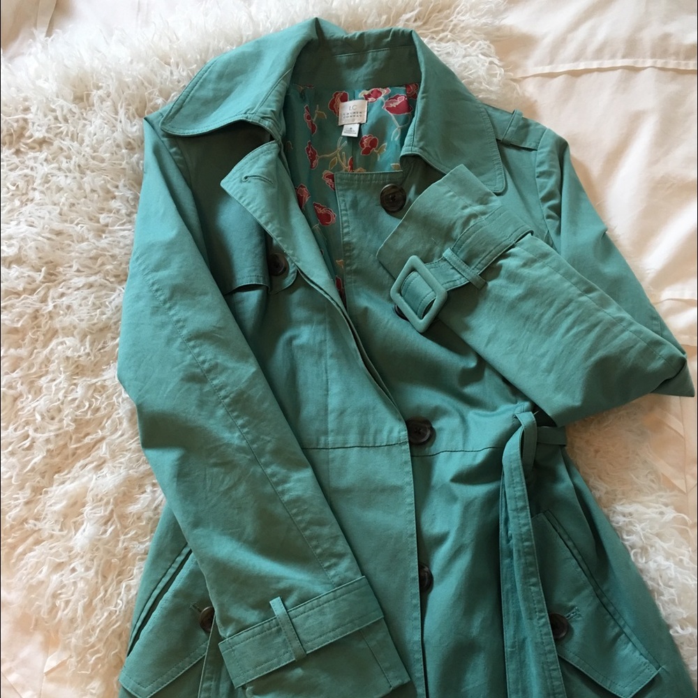 Teal Raincoat