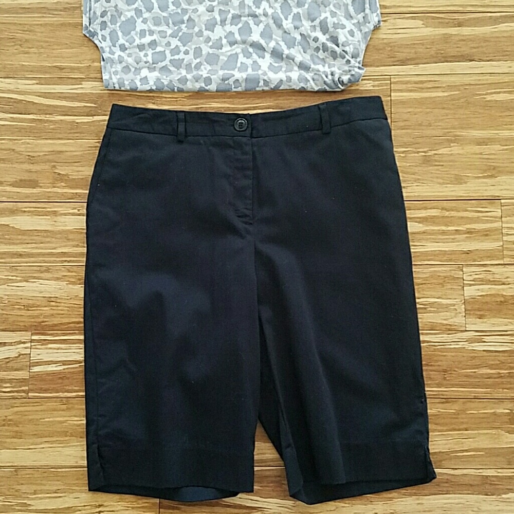 212 Black Walking Shorts