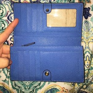 Blue Michael Kors Wallet