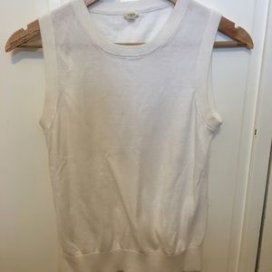 JCrew white vest