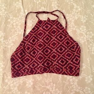 LF Mika & Gala Print Crop Top