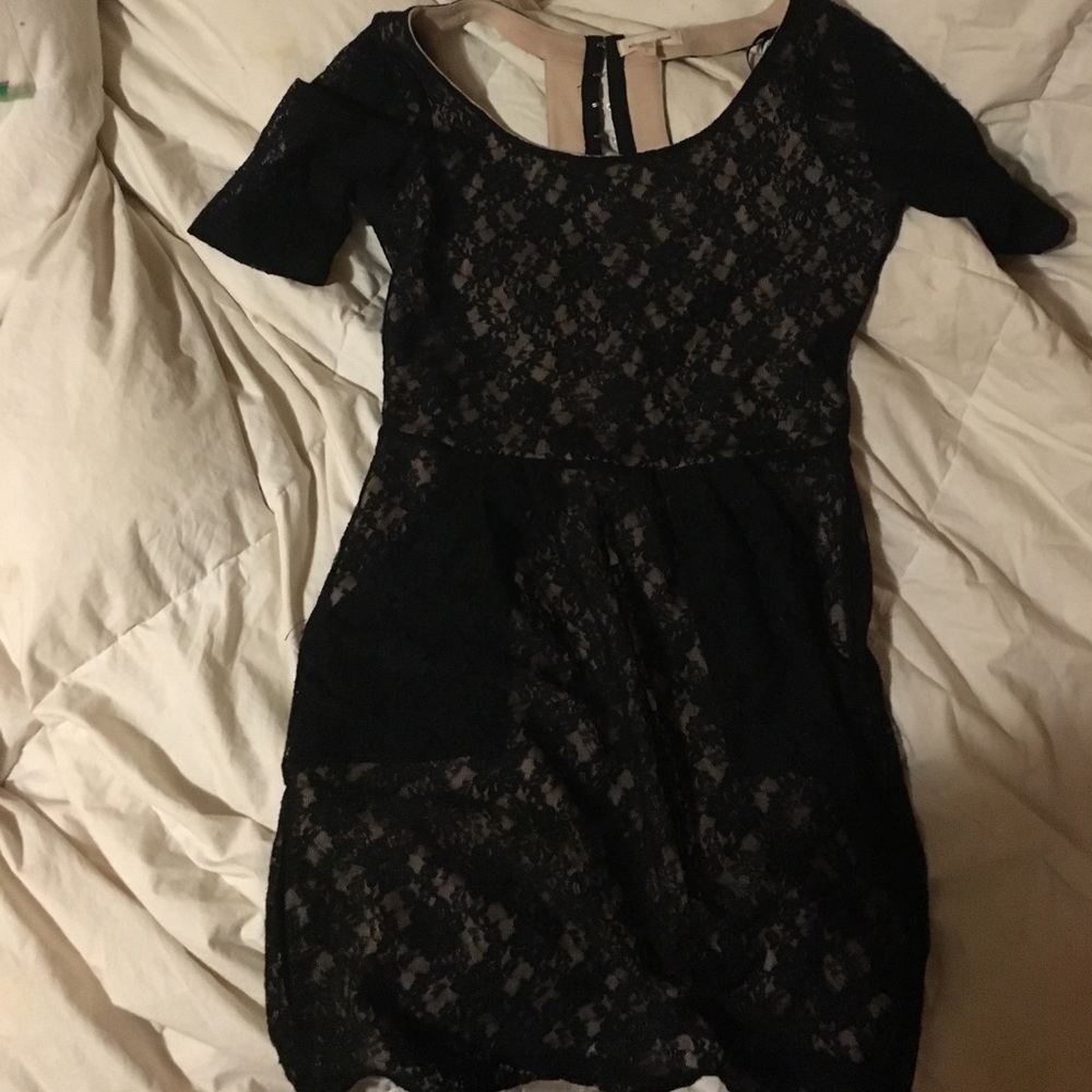 Urban Outfitters black lace dress