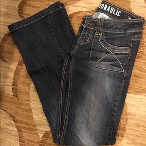 Hydraulic low rise Bootcut Flare Jeans