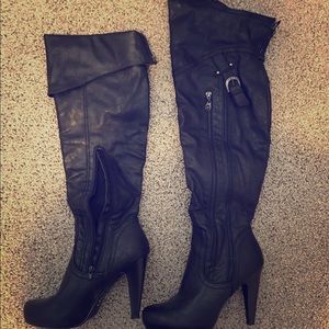 Women's Guess over the knee boots