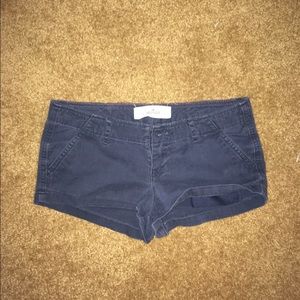 Hollister navy blue shorts
