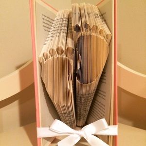 Baby feet book art