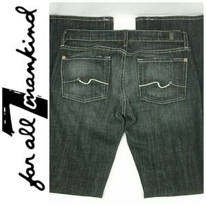 😍 Mark Down 😍 7 FAM Bootcut Black NY Wash 28x34