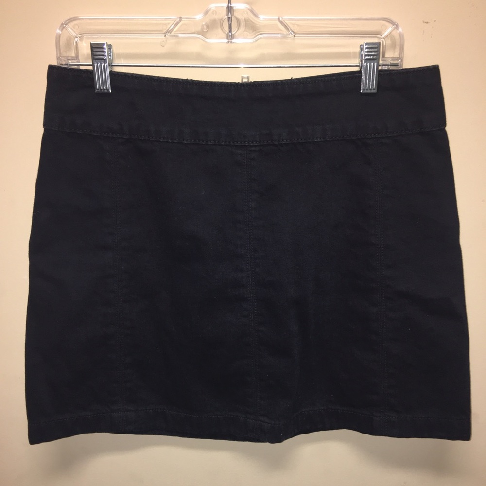 free people denim skirt