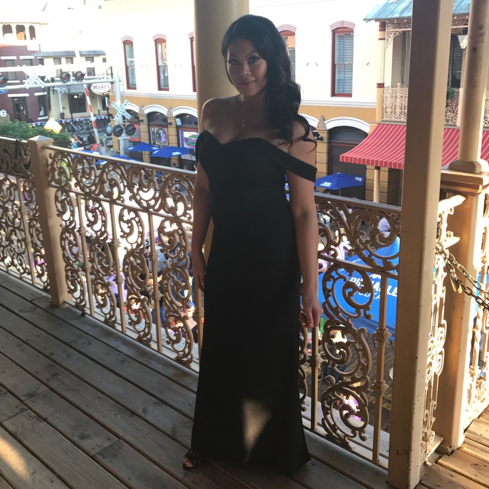 **SOLD** Black Lace Gown