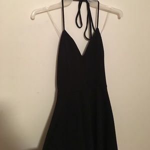 Little black halter dress!