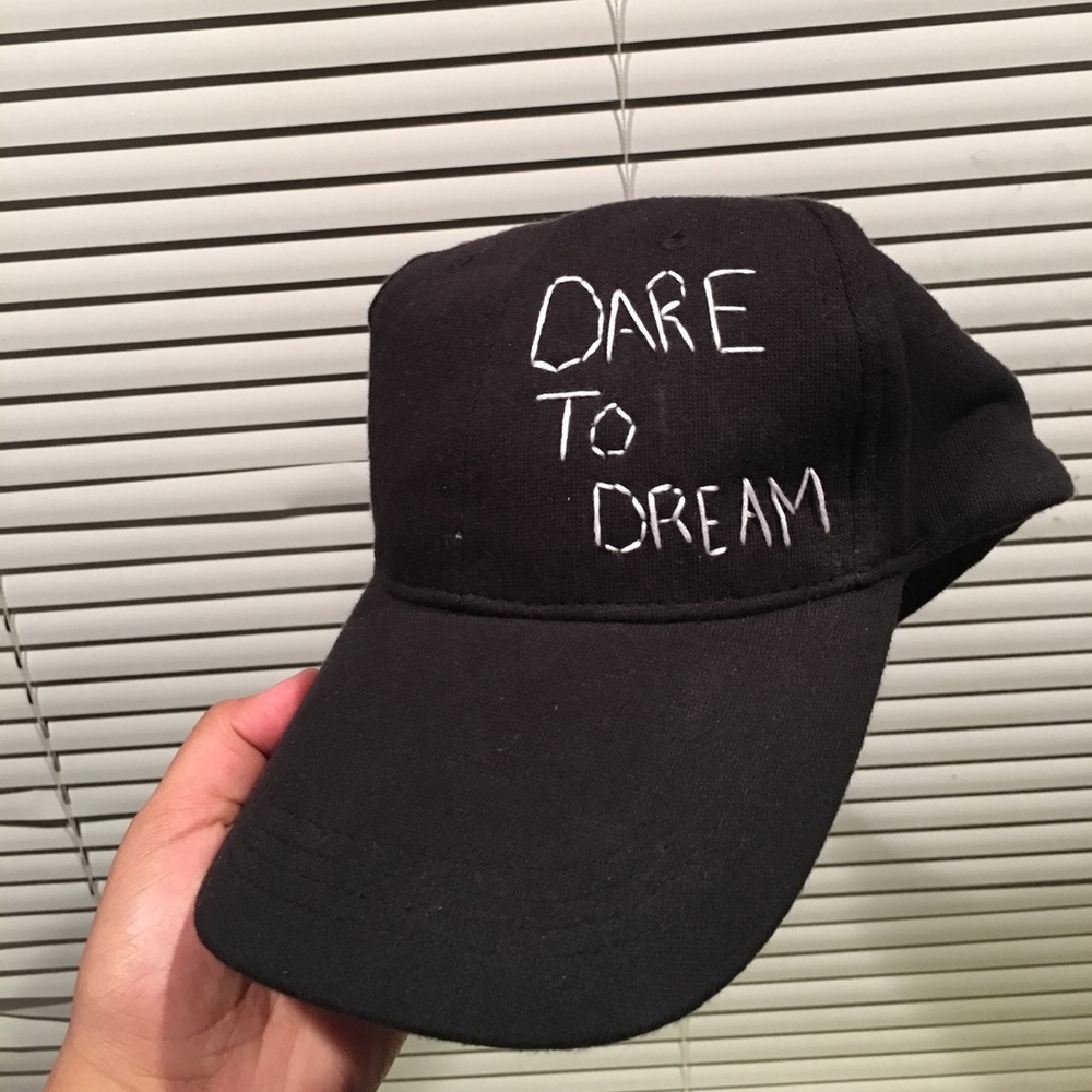 Black hat with buckle