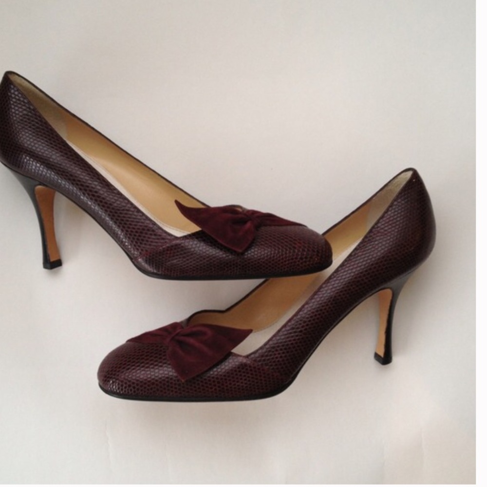 Rickard Shah | NWOB Italian Aubergine 3" Heels