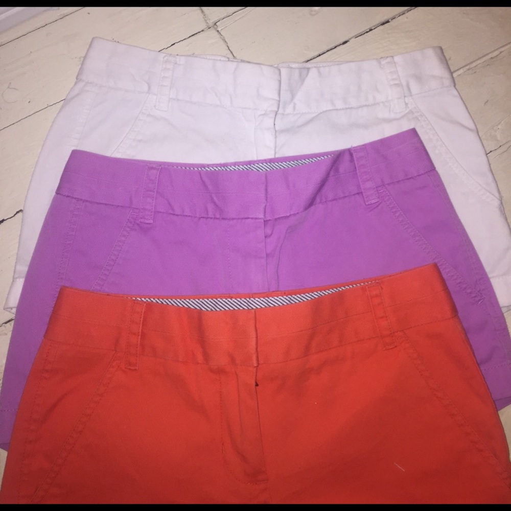 JCREW CHINO SHORTS (3 pairs!)