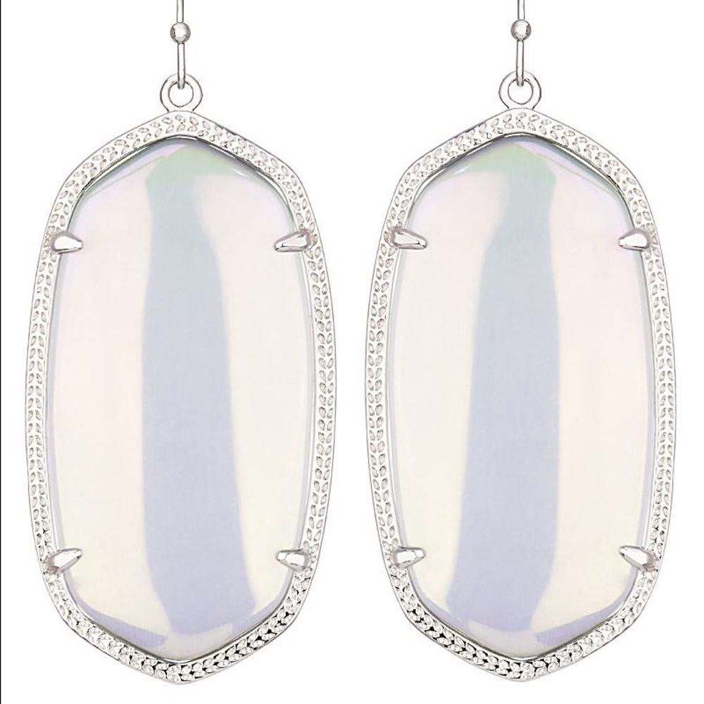 RARE Kendra Scott iridescent slate earrings