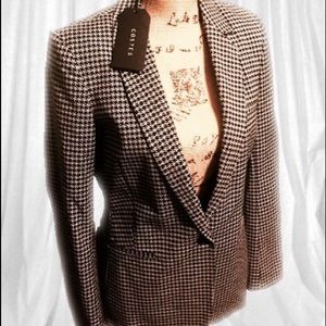 PRICE DROP! Costes houndstooth blazer NWT