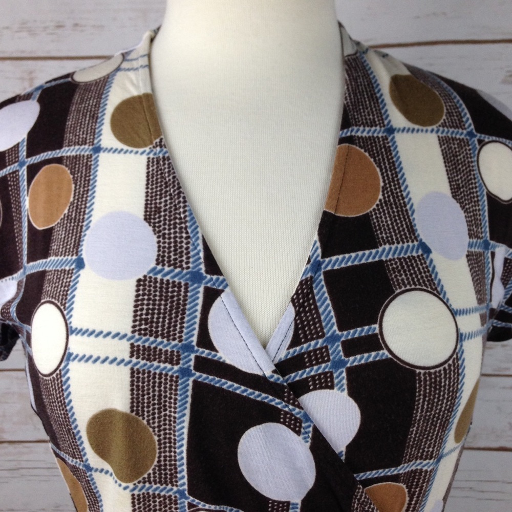 Etcetera Multi print Polka Dot Short Sleeve Shirt - Picture 4 of 4